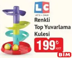 LC RENKLİ TOP YUVARLAMA KULESİ LC RENKLİ TOP YUVARLAMA KULESİ
